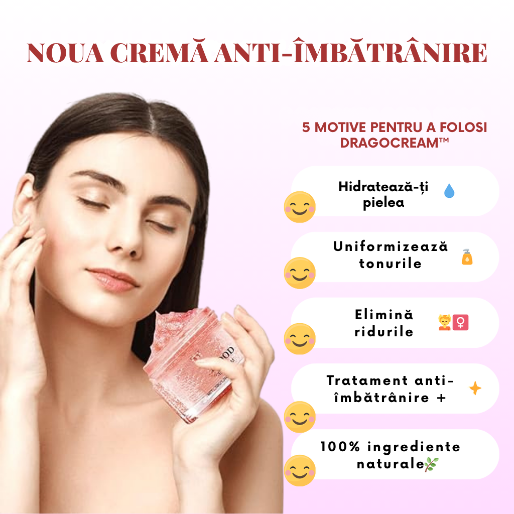 DragoCream | Aceeași piele, dar cu 10 ani mai tânără! | 2x2 doar astăzi