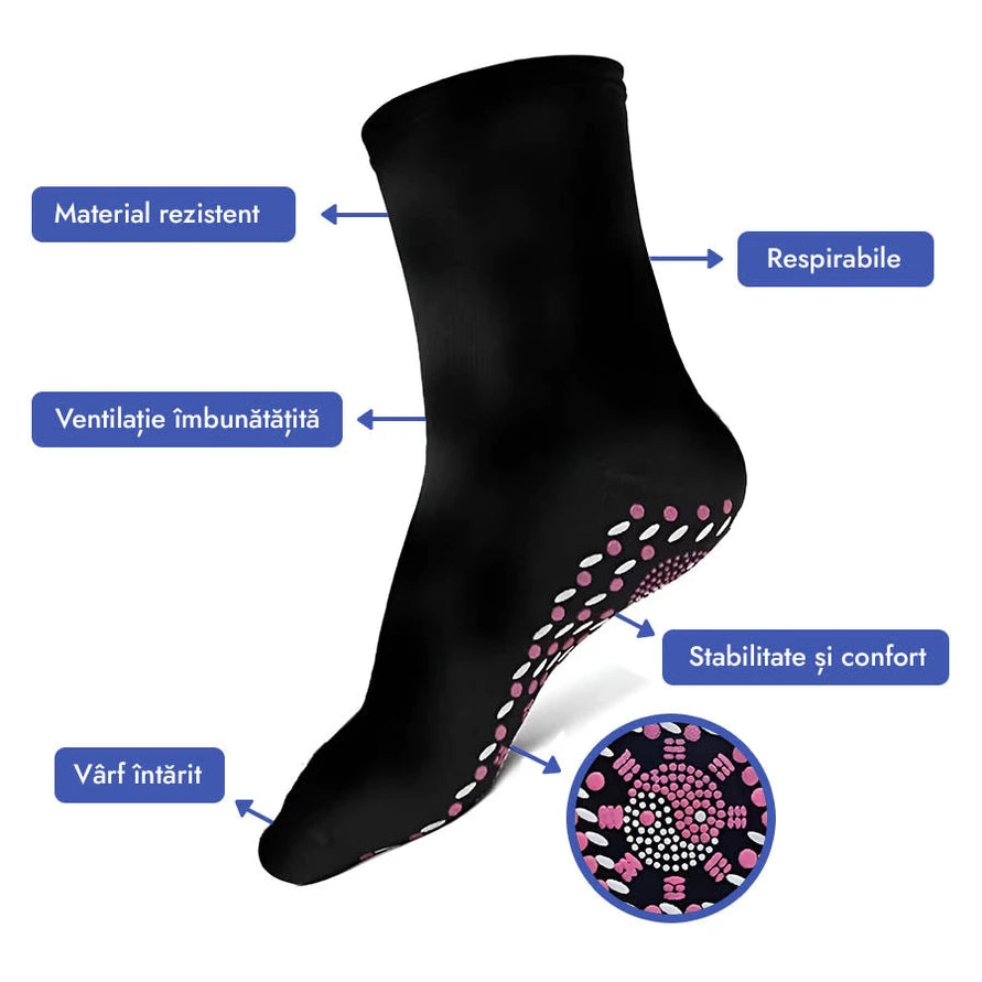 WarmSocks – Șosete Încălzite pentru Confort Maxim {2 Perechi}